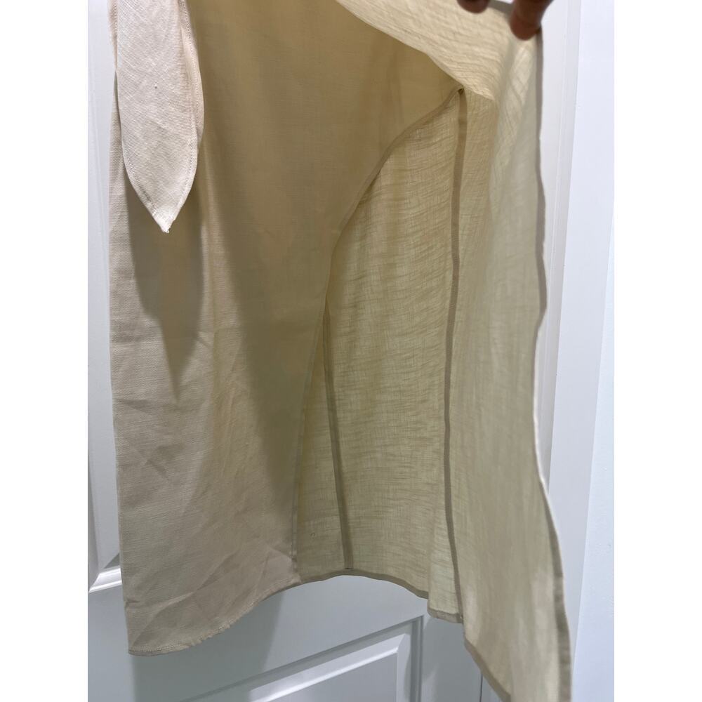 Rails Cressida Side-Tie Linen Blend Midi Skirt Sz… - image 3